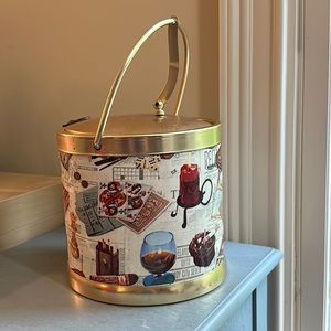 Vintage ice bucket - 1960’s - games, gambling, drinks
